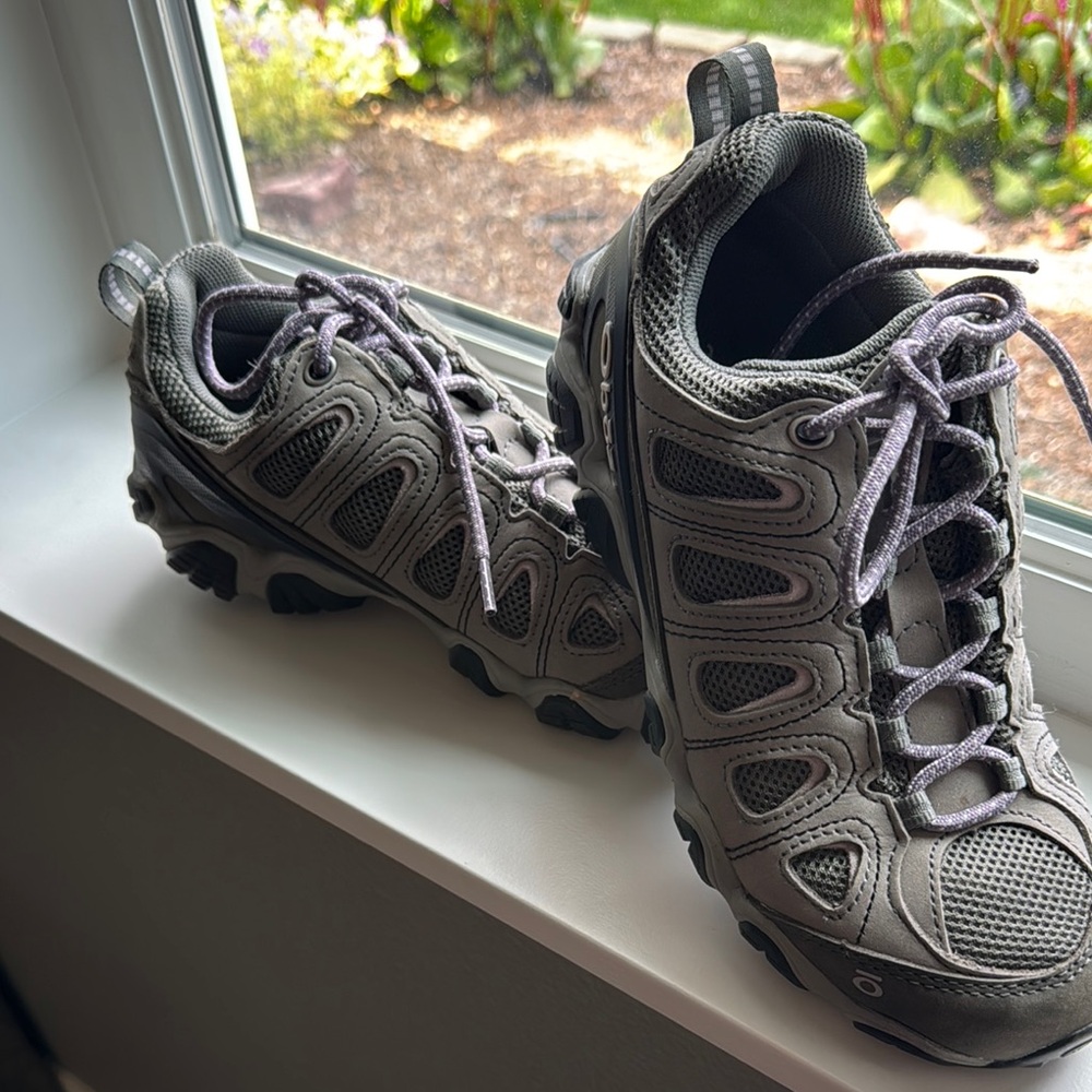 Gray Trail Running Sneakers Oboz